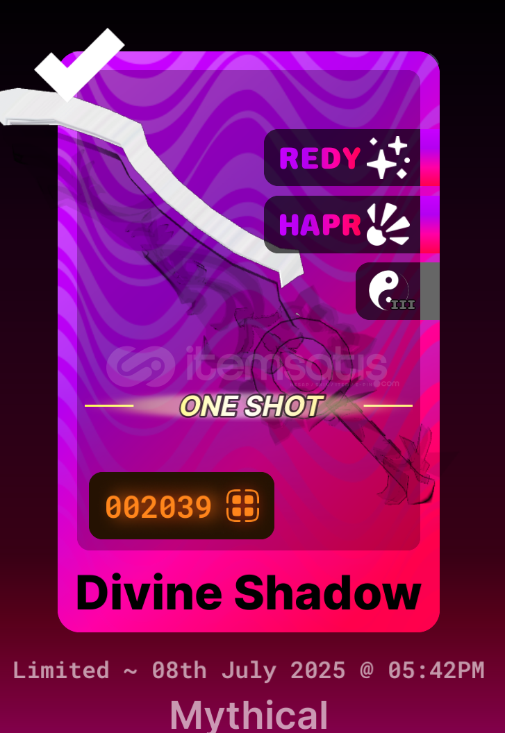 Divine Shadow 2k kill (Açıklamayı okuyunuz) Divine Shadow 2k kill (Açıklamayı okuyunuz)