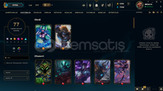 ⭐️Dj Sona | 77 Skin | 1kRP