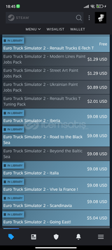 DLC'Lİ EURO TRUCK SIMULATOR HESABI