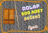 DOLAP - 500 ADET BEĞENİ⭐