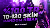 ⭐ [DOLU] %100TR 10-120 ULTRA VİP RANDOM HESAP ⭐