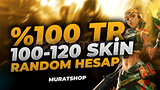 ⭐️[DOLU] %100TR 100-120 ULTRA VİP RANDOM HESAP⭐