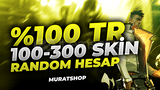 ⭐️[DOLU] %100TR 100-300 ULTRA VİP RANDOM HESAP⭐