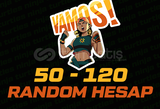 ⭐️%100TR 50-120 ULTRA RANDOM HESAPLAR⭐