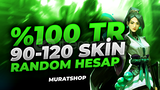 ⭐️[DOLU] %100TR 90-120 ULTRA VİP RANDOM HESAP⭐