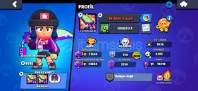 Dolu dolu nadir skinli brawl stars hesabı