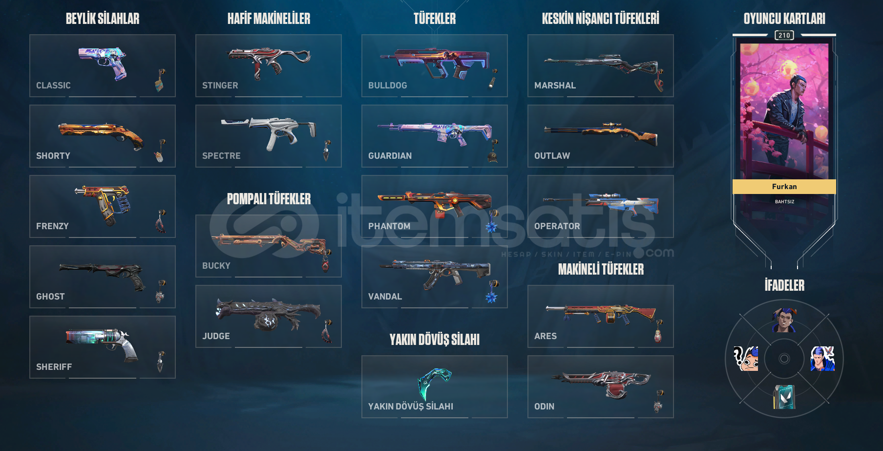 Dolu Dolu Satılık Hesap Rank Yok Skin Çok Dolu Dolu Satılık Hesap Rank Yok Skin Çok