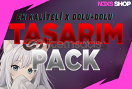 ⭐[DOLU+DOLU] TASARIM PAKETİ⭐LOGO HEDİYELİ⭐