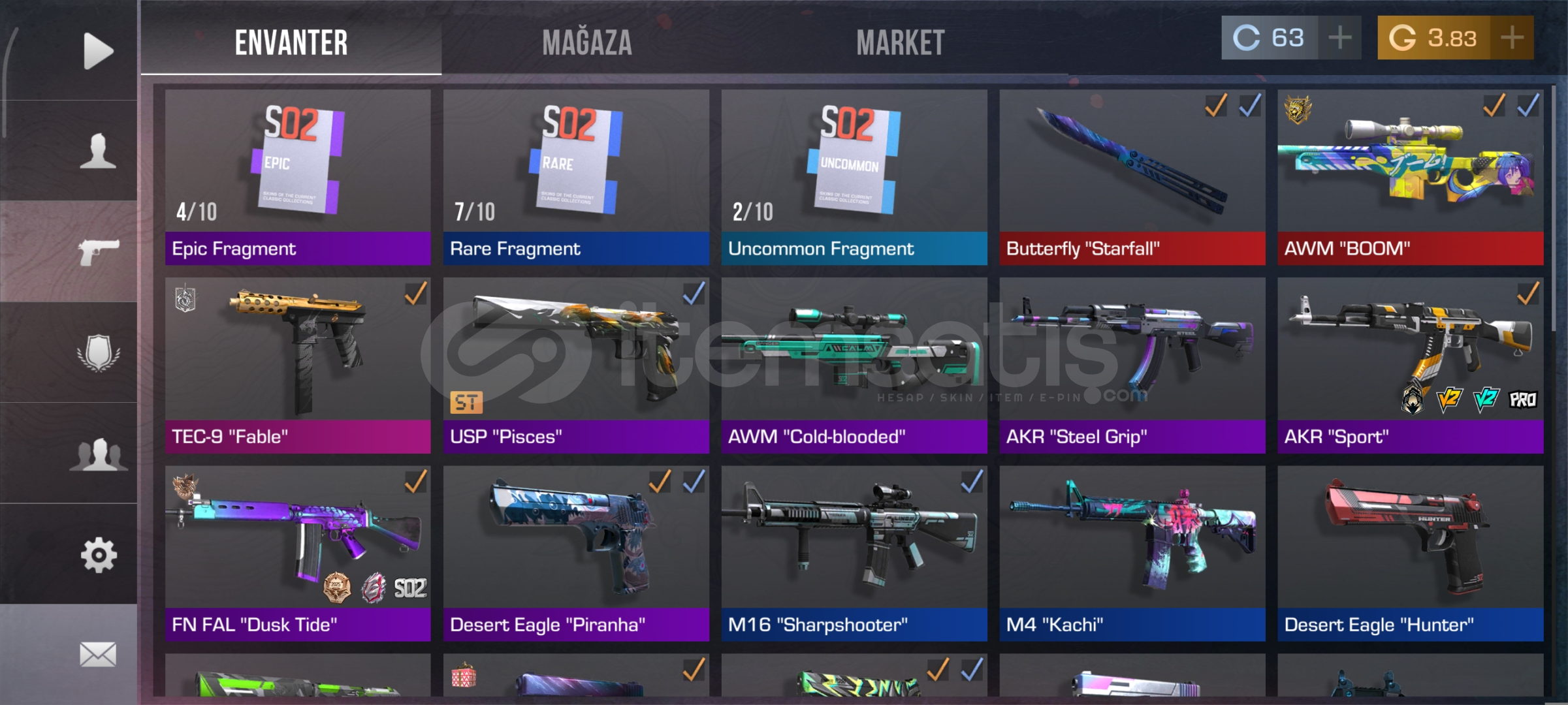 Dolu standoff2 hesap