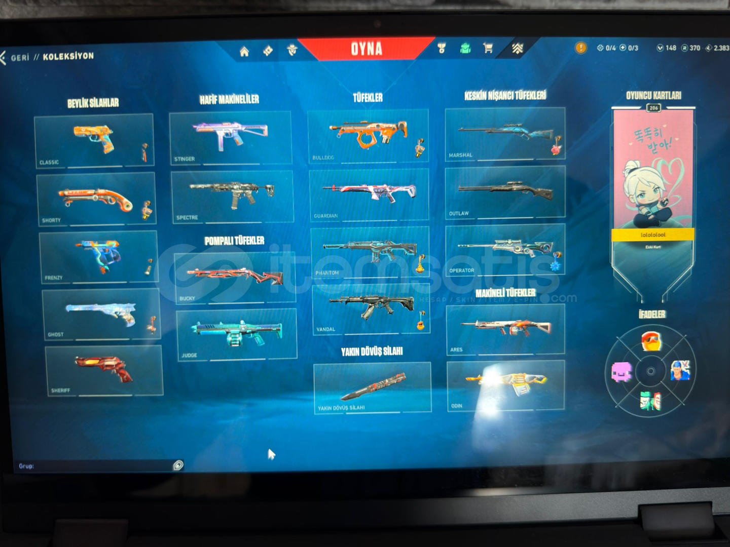 dolu valorant hesabı oynamadıgım için satıyorum dolu valorant hesabı oynamadıgım için satıyorum