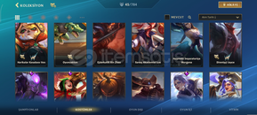 Dolu wild rift hesap valorant hesabıda var 