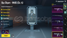 Dolular dolusu 3 m4 lü pubg hesabı