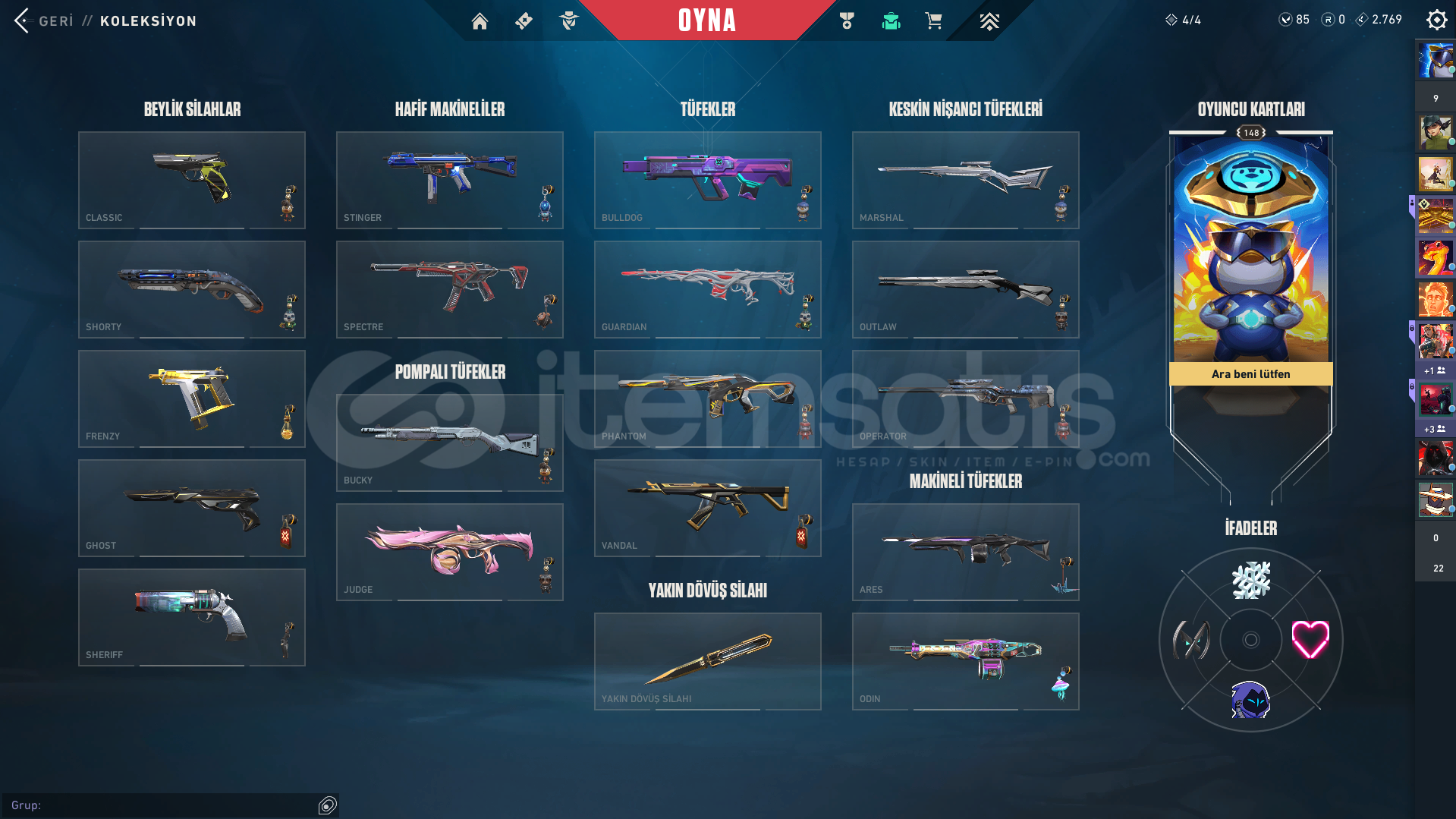 DOLULAR DOLUSU 66 SKİN BATTLE PAS HARİÇ DOLULAR DOLUSU 66 SKİN BATTLE PAS HARİÇ