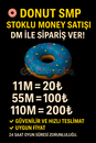 DonutSMP M SATIŞI DM miktar belirtin!