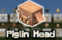 DonutSMP Piglin Kafası