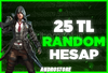 ✨DOPDOLU | 25TL PUBG RANDOM HESAP [BOŞ YOK]✨