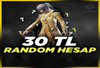 ⭐|OTOMATİK TESLİMAT| 30TL PUBG RANDOM HESAP⭐