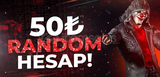 ⭐|DOPDOLU| 50TL PUBG RANDOM HESAP ULTRAVİP++⭐