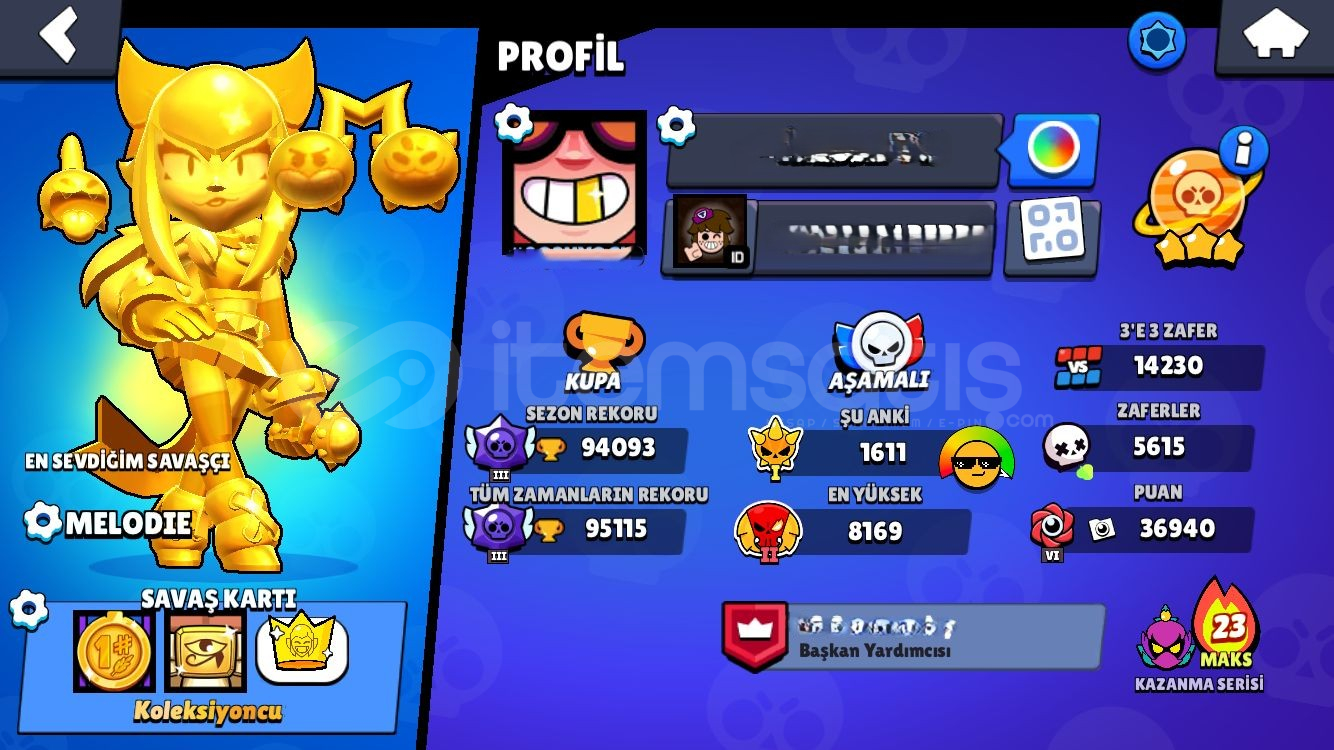 ⭐DopDolu 95K Hesap! Piyasanın EN İyisi⭐ ⭐DopDolu 95K Hesap! Piyasanın EN İyisi⭐
