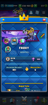 Dopdolu clash royale hesabı mail teslim