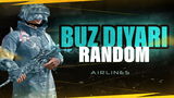 ⭐DOLU / PUBG M. BUZ DİYARI GARANTİ RANDOM ⭐