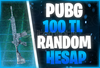 ⭐️ MÜKEMMEL | PUBG MOBİLE 100TL RANDOM HESAP
