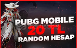 ⚡MÜKKEMMEL!!! PUBG MOBİLE | 20 TL RANDOM HESAP