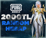 ⭐DOPDOLU / PUBG MOBİLE 2000TL RANDOM HESAP⭐