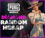 ⭐DOPDOLU / PUBG MOBİLE DİAMOND RANDOM HESAP⭐