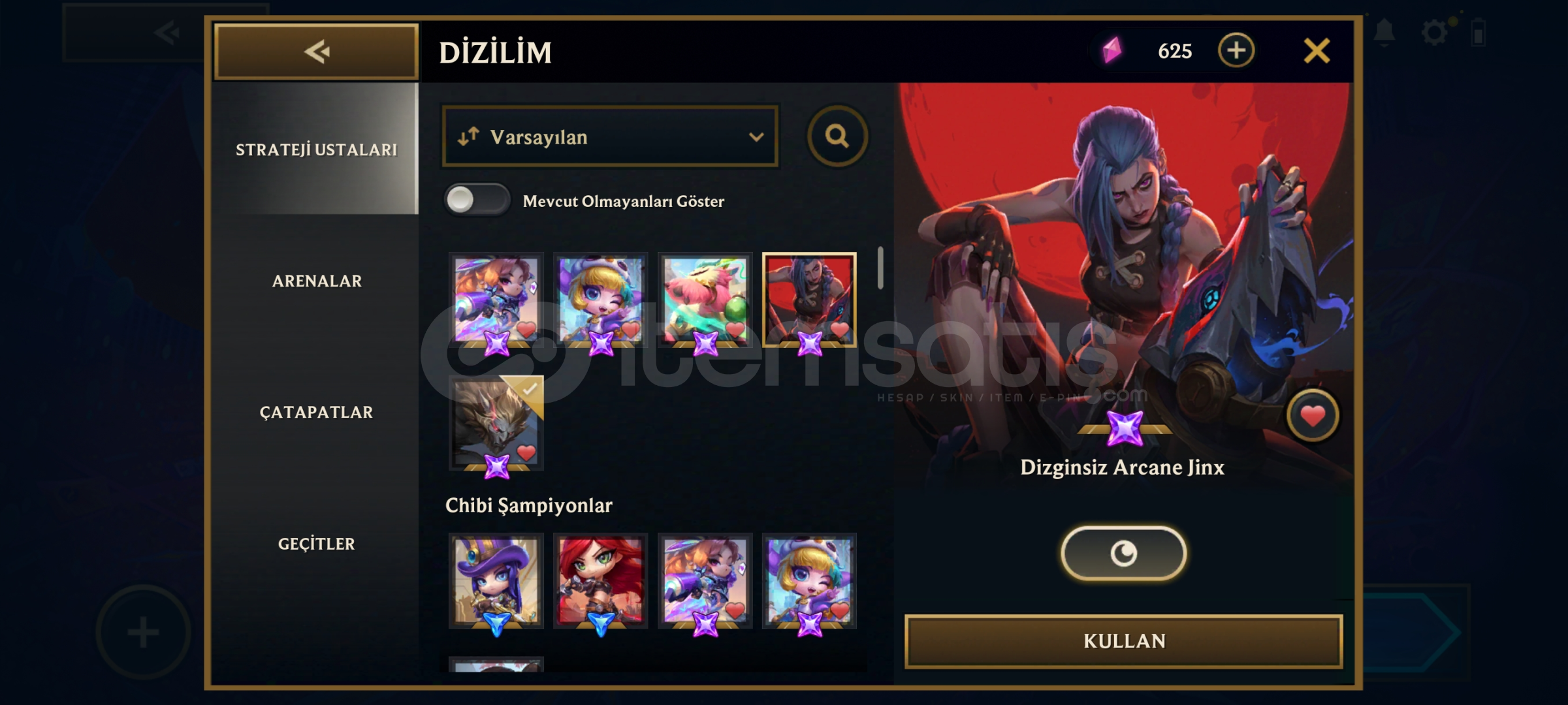 Dopdolu TFT hesabı Dopdolu TFT hesabı