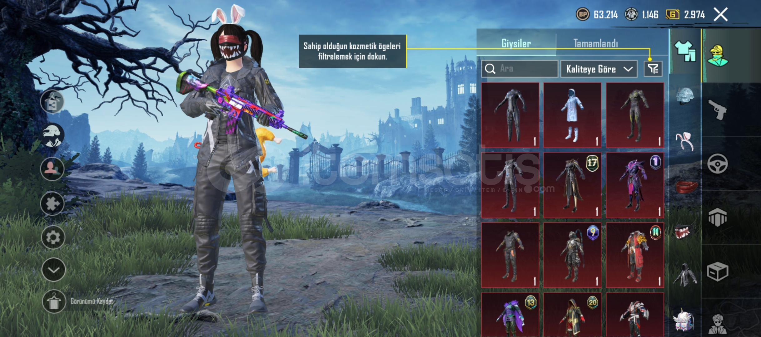 DOSTA GİDER KOMUTAN SETLİ PUBG HESAP DOSTA GİDER KOMUTAN SETLİ PUBG HESAP