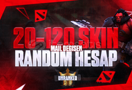 DOTA 2 / 20-100 SKİN MAİL DEĞİŞEN RANDOM HESAP