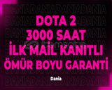 DOTA 2+3 OYUN 3000 SAAT | GARANTİ