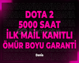 DOTA 2+3 OYUN 5000 SAAT | GARANTİ