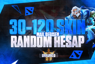 DOTA 2 / 30-120 SKİN MAİL DEĞİŞEN RANDOM HESAP