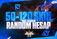 DOTA 2 / 50-120 SKİN MAİL DEĞİŞEN RANDOM HESAP