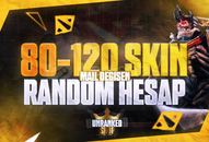 DOTA 2 / 80-120 SKİN MAİL DEĞİŞEN RANDOM HESAP