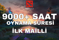 ❤️ DOTA 2 ❤️ 9000 SAAT ❤️ Steam ❤️