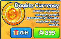 Double Currency | Bubble Gum Simulator INFINITY