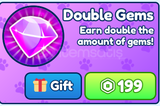Double Gems | Bubble Gum Simulator INFINITY