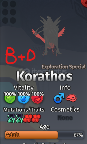 Double Glowtail B-D Kora Double Glowtail B-D Kora