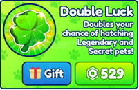 Double Luck | Bubble Gum Simulator INFINITY