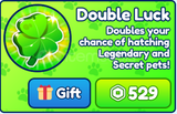 Double Luck | Bubble Gum Simulator INFINITY