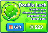 Double Luck Bubble Gum Simulator INFINITY