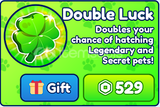 ✨DOUBLE LUCK BUBBLE GUM SIMULATOR INFINITY✨