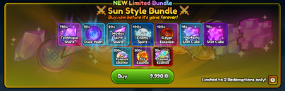 Sun Style Bundle | Anime Last Stand