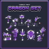 Dragon Set by Jeqo (Mor) [ItemsAdder Hediyeli!]