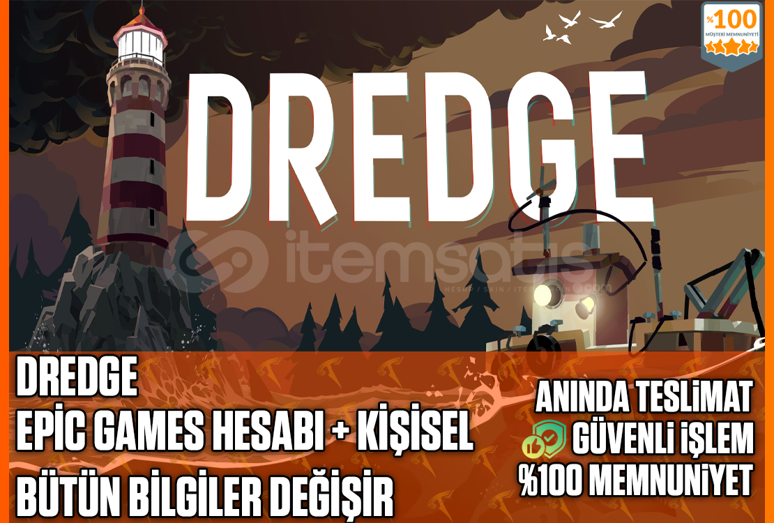 ⭐️DREDGE Epic Hesabı❤️Mail Değişen❤️ ⭐️DREDGE Epic Hesabı❤️Mail Değişen❤️