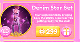 Dress To İmpress Denim Star Set