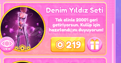 Dress To İmpress Denim Star GİFT